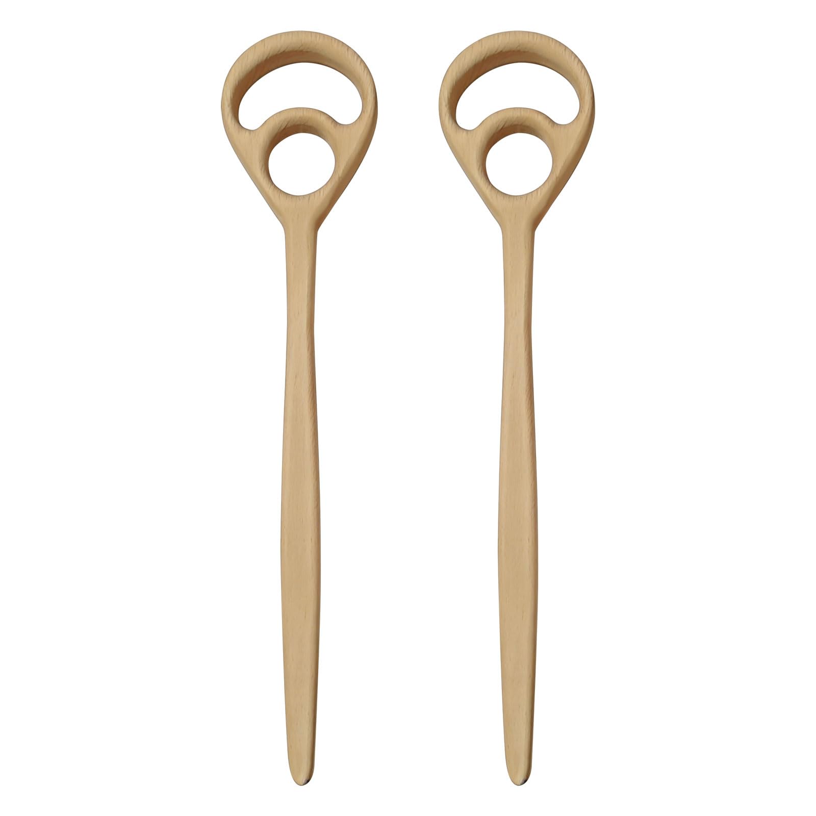 JDNH Wood Dough Whisk Handcrafted From Premium Beech for Effortless Bread Mixing and Baking Needs Soft Batter Stirrer