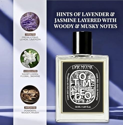 Image of DAEMONIC TEM DEO Perfume for Men & Women, Long-Lasting Unisex Fragrance with Sensual & Elegant Notes, Ideal for Date Nights & Special Occasions, 50ml