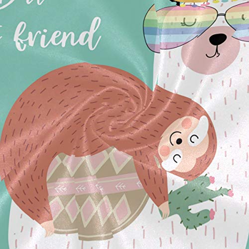 Susiyo Cute Sloth Llama Alpaca Kids Twin Duvet Cover Set 3 Pieces Bedding Set Soft Comfortable Bedspread Pillow Cover For Kid Teen Girl Boy #TOP4