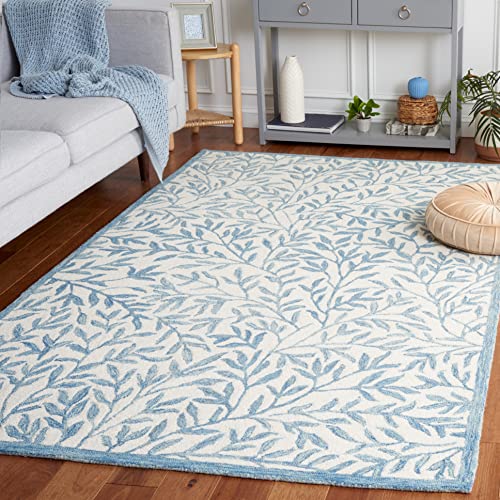 Tapete decorativo SAFAVIEH 4' x 6' hecho a mano miniatura 2