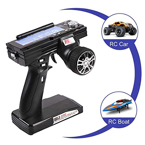 Targethobby Flysky Rc Fs-Gt3B Radio Transmitter & Fs-Gr3E Receiver, 2.4Ghz 3 Channel Rc Car Remote Controller Receiver #TOP4