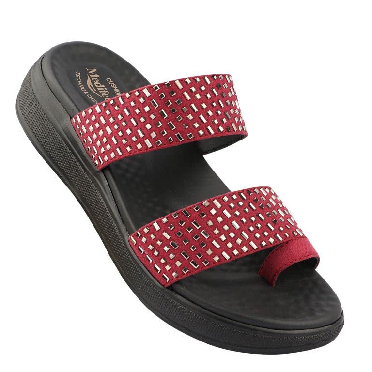 Image of Medifeet Women's On-Trend Double Strap Sandals