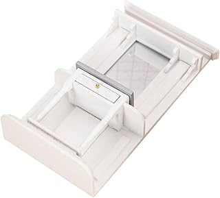 USHOBE Modelo De Mobília Decoração De Casa Branca Mobília Em Miniatura Acessórios Vintage Mobília De Armário De Boneca Guarda-Roupa Mobília Branca Armário Em Miniatura Mini Casa Adereço