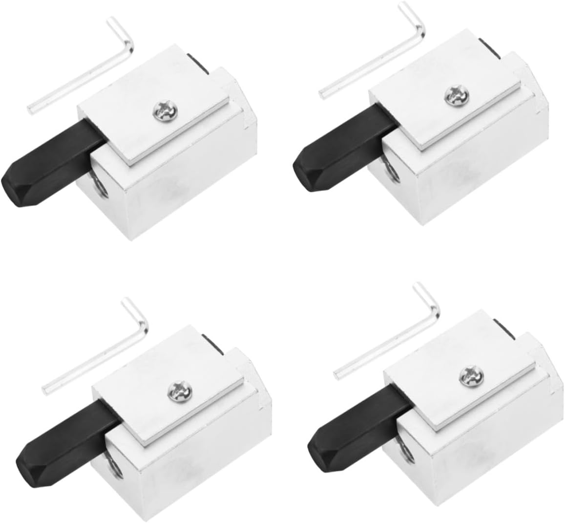 POPETPOP 4pcs Door Hinge Mortise Chisel Tool Right Angle Punch for Woodworking Steel Construction for Precise Cutting and Framing for Hinged Recesses and Corner Cuts