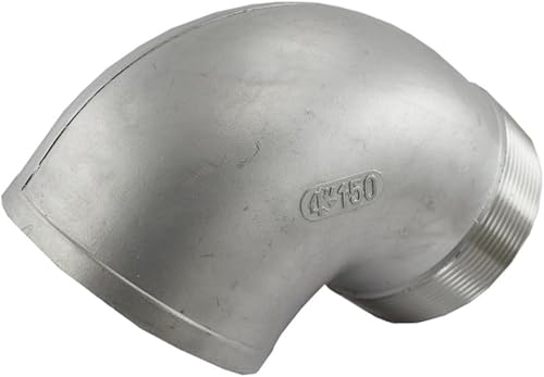 Miniatura 9 de Codo 1" hembra NPT montaje de tubería de acero inoxidable