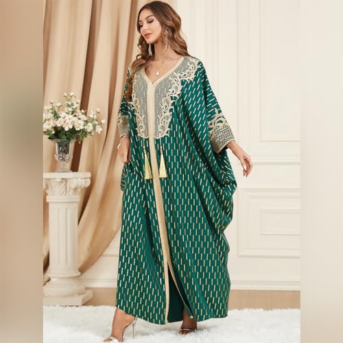 Embroidered Abaya Kaftans for Women Modern Elegant Dubai Moroccan Dubai Kaftan Dresses Abaya for Women Muslim Dress4