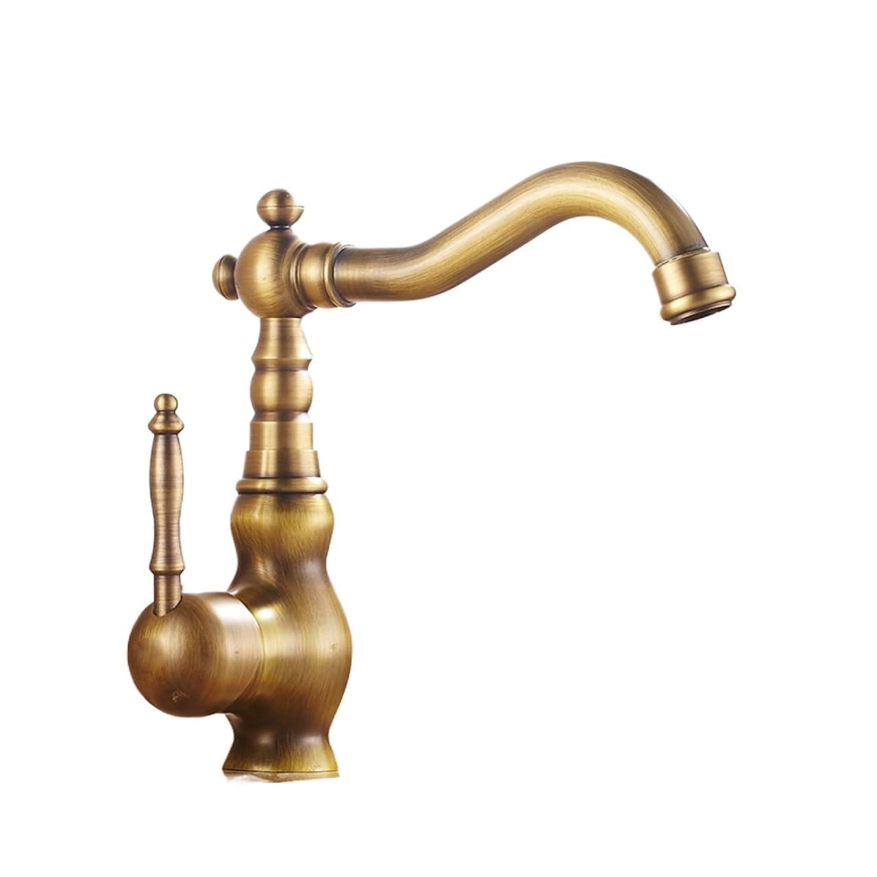 Robinet de lavabo vintage en laiton pour créer une salle de bain de charme