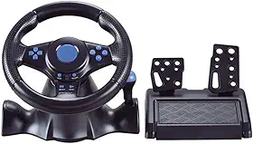 Volante para jogos USB elegante e compacto, oferecendo conectividade perfeita para seus consoles favoritos, como para Switch e Xbox 360 (7 em 1)