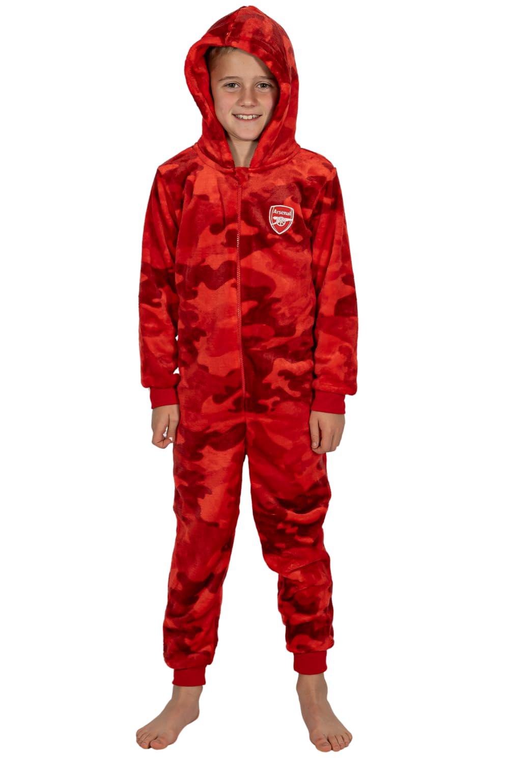 Arsenal Football Club Grenouillère en polaire pour garçon Motif camouflage