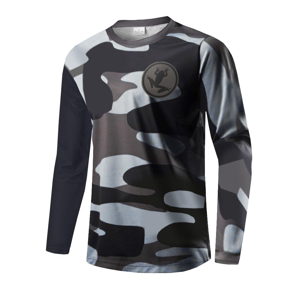 UGLY FROG Downhill Jersey Mens Bike Wear Rage Cycling/Motocross Clothes Mountain Bike Shirt MTB BMX — view 15