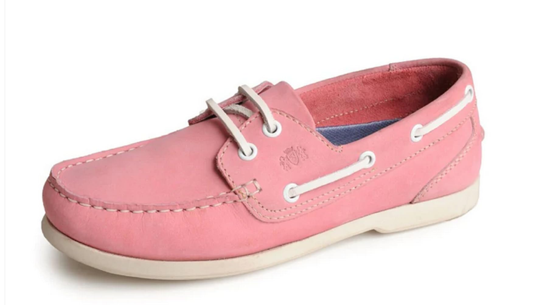 Zapatos náuticos para mujer, de piel, nobuk, suaves, ligeros, talla 4-8, Pink, 37 EU
