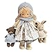 Waldorfs Doll Enfants Filles Dessin animé fait à la main en peluche avec ensemble complet de vêtements Poupées en peluche de 12 pouces Jouet de poupée de bon augure (seulement poupée et vêtements)