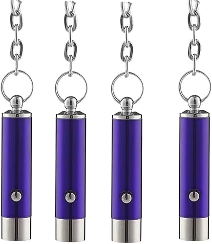 OIUIOME Paquete de 101 linternas de llavero LED, 395 nm linterna de llavero UV, linterna de luz UV, luz negra llavero linterna