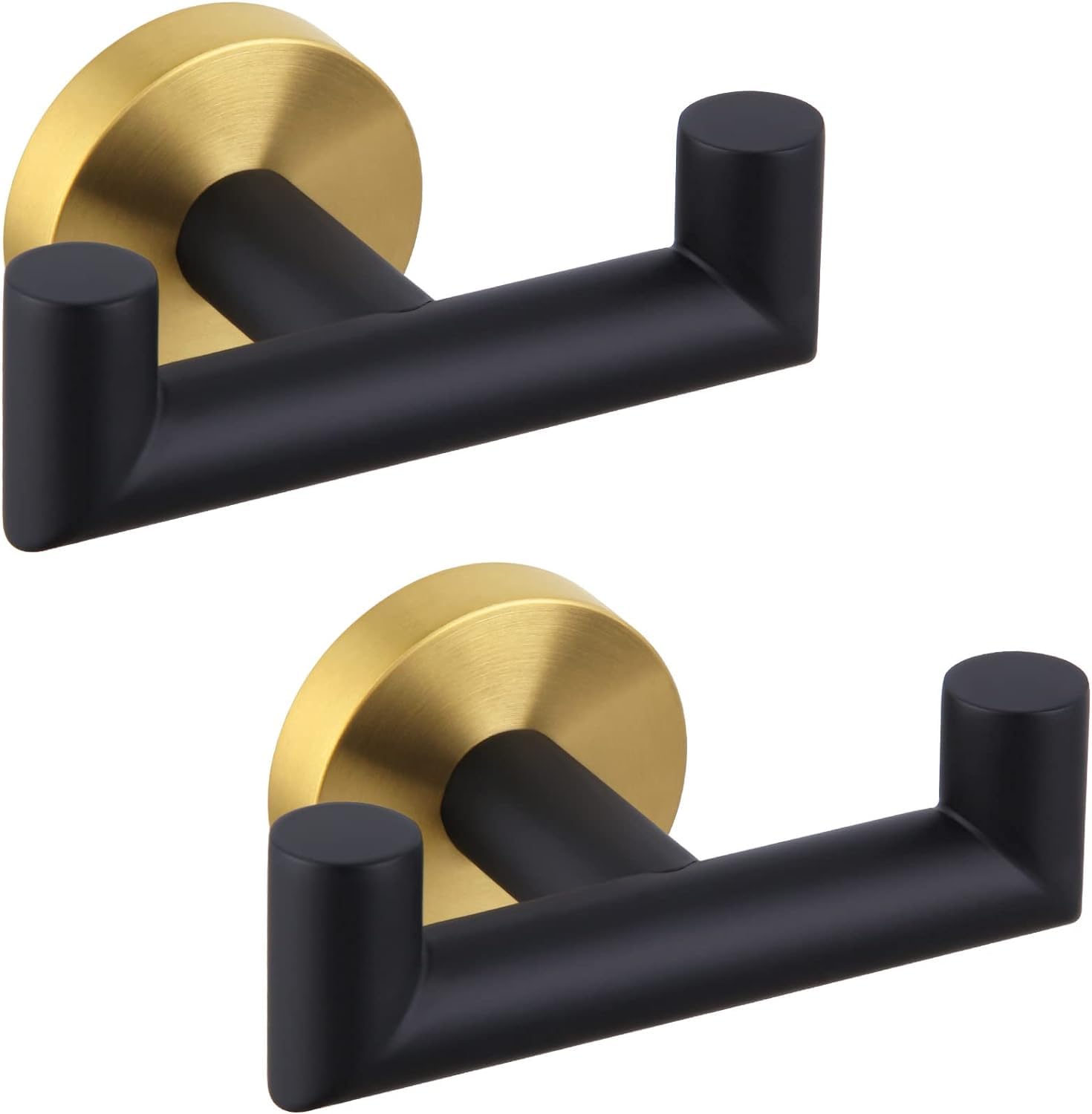 YEZILUU Over The Door Hooks | Double Layer Hanging Hooks | No Drilling Needed