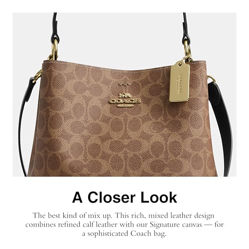 Coach Town Bucket Bag, IM/Tan/Black4