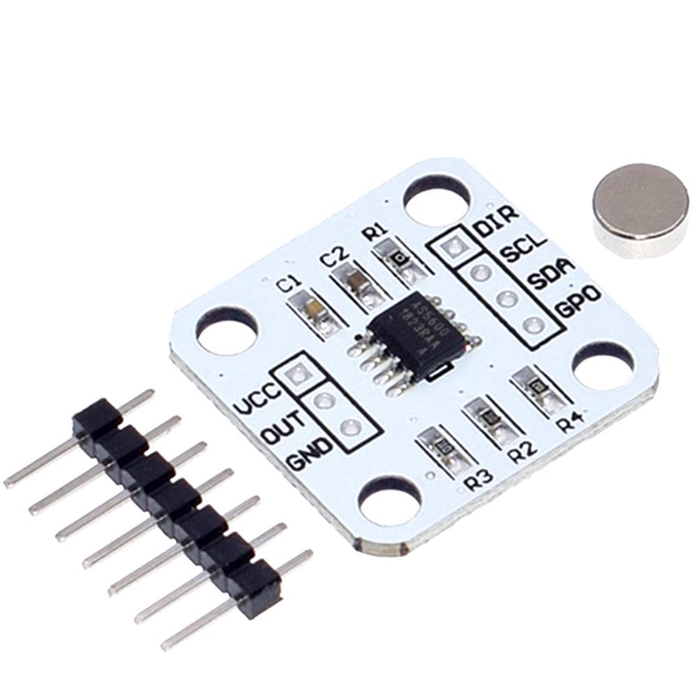 Srutueo 3Pcs AS5600 Encoder 12 Bit Precision Magnetic Induction Angle Measuring Sensor Module Electronic Components