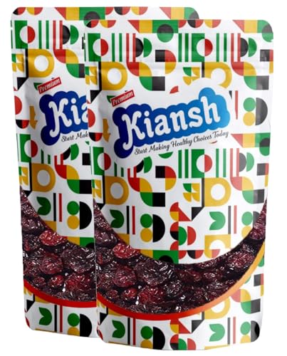Image of Kiansh Dry fruits Nuts And Seeds (Dried Cranberry Whole, 400g)