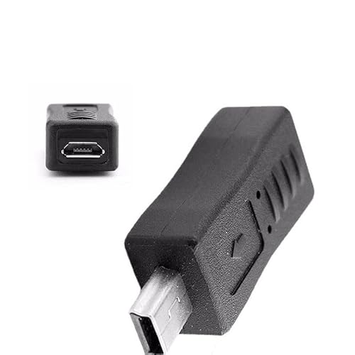 Mini USB Female to Micro USB Male Adapter - Seamless Connection for Enhanced Device Compatibility - Compact Design - Reliable and Versatile Adapter