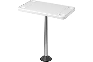 Detmar 12-1106C Removable Rectangular Marine Table
