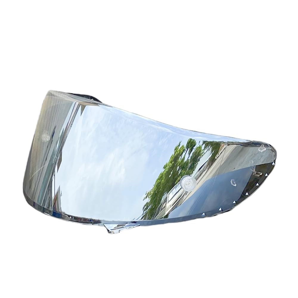 CWR-F Shield Uv-protected For SHOEI X14 Z7 NXR X-SPIRIT CWR-1 RF-1200 Face Shield Replacement Helmet Visor (Revo Clear Silver-day and night)
