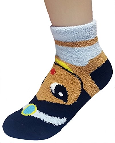 Jjmax Women's Superheroes And Princesses Microfiber House Socks Set (5 Princess Set), Fuzzy Princess Set, One Size #TOP2