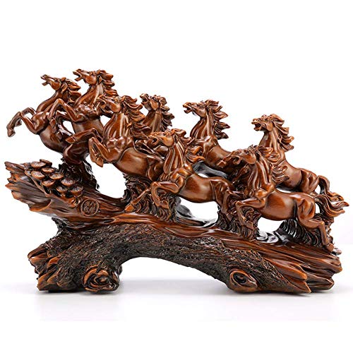 Ornements Feng Shui statues de cheval richesse et succès pour la maison