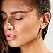 Risamil Gold Ear Cuffs Earrings for Women Non Piercing, 14k Gold Plated Cuff Earrings for Women Trendy Stack Stackable Hypoallergenic Dainty Cubic Zirconia Cartilage Hoop Earring Fashion Jewelry Set