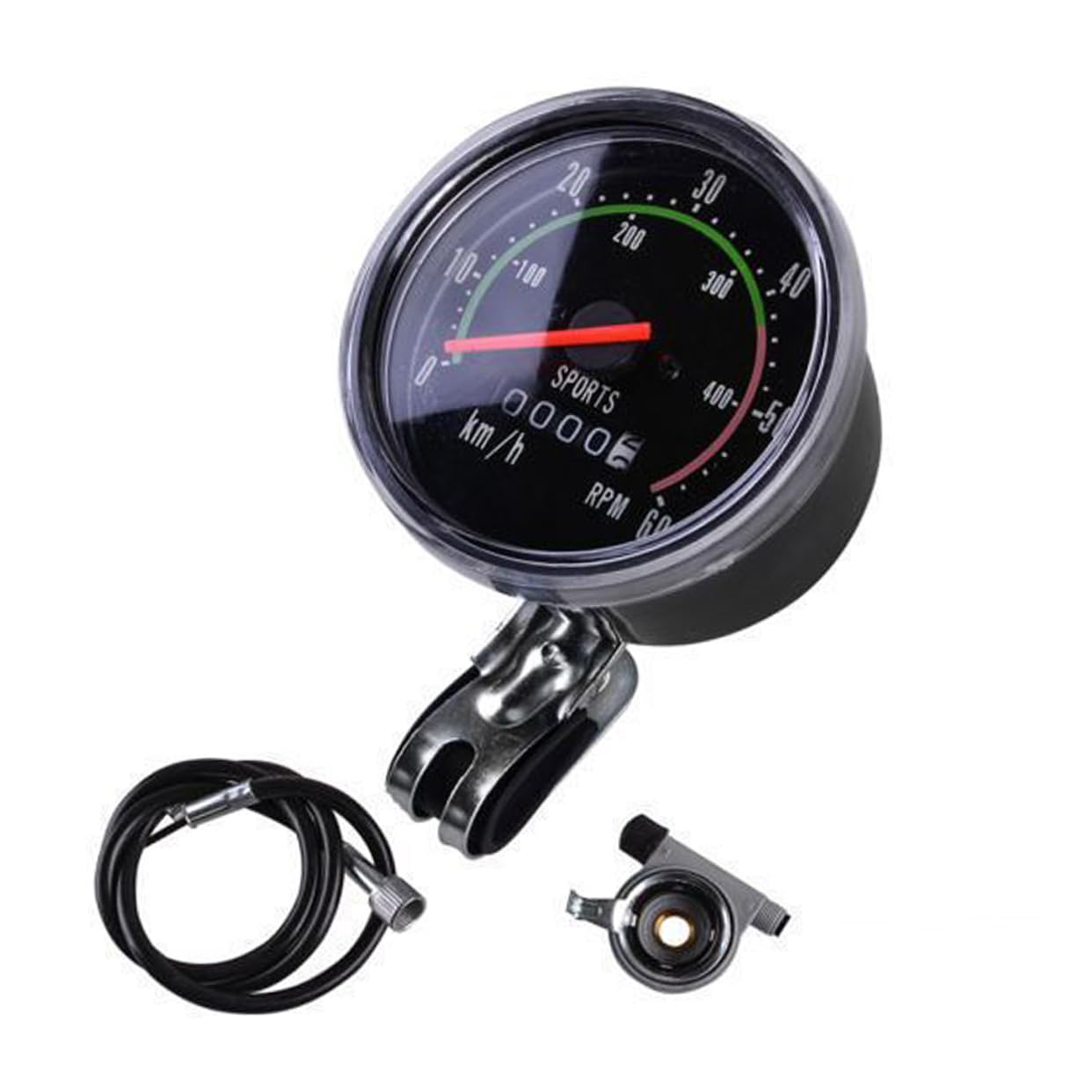 Happyyami Mountain Bike Accessory Bike Circular Mechanical Code Table for Mileage Tracker Speedometer