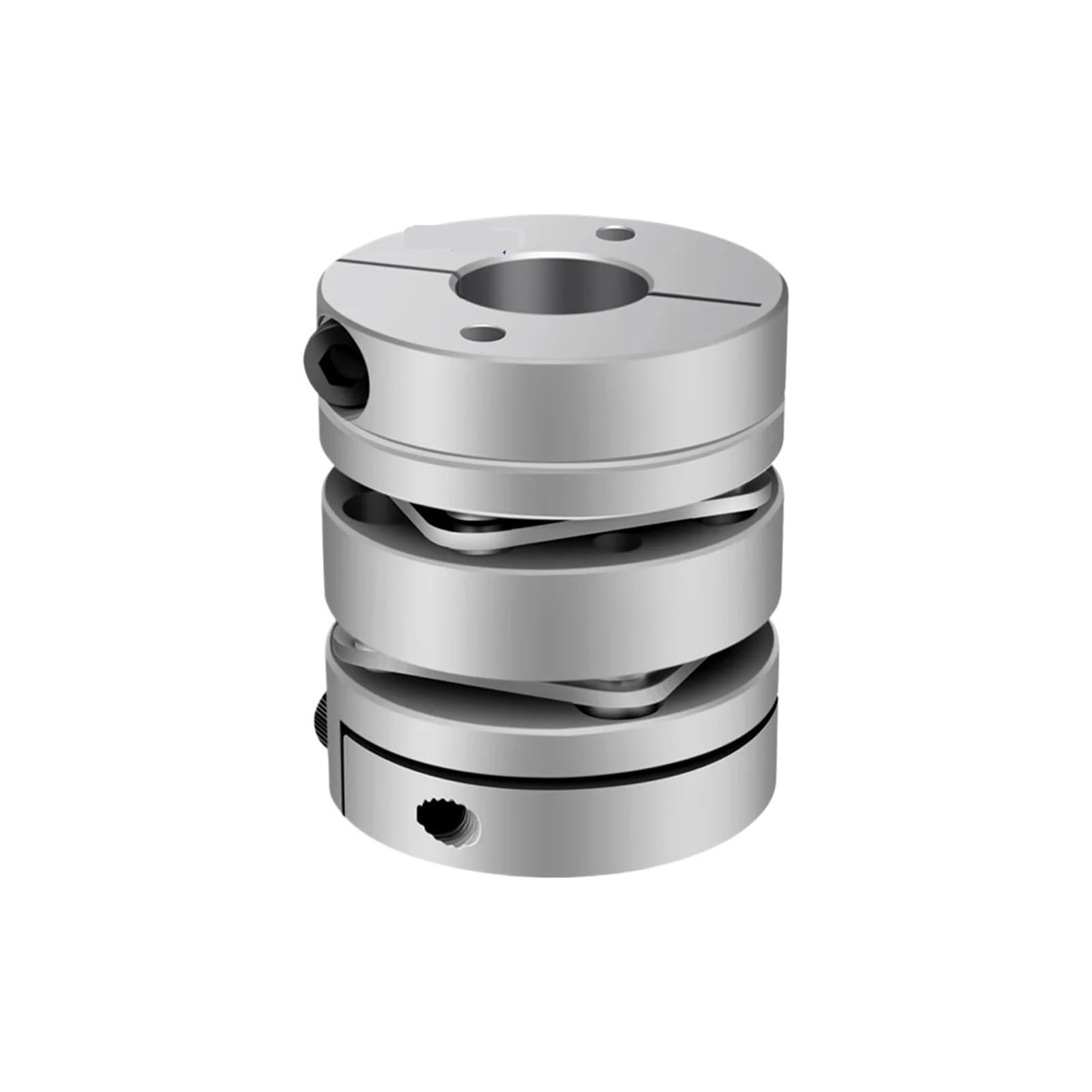 Accoppiamento a membrana Giunto elastico a doppia membrana in lega di alluminio D68L74 D68mm L74mm vite a sfere servomotore passo-passo encoder CNC