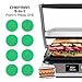 Chefman 5-in-1 Digital Panini Press Grill Sandwich Maker and Griddle Grill Combo with Removable, Reversible Dishwasher-Safe Grilling Plates, Opens 180° for Indoor BBQ /Flat Top Grill, Stainless steel