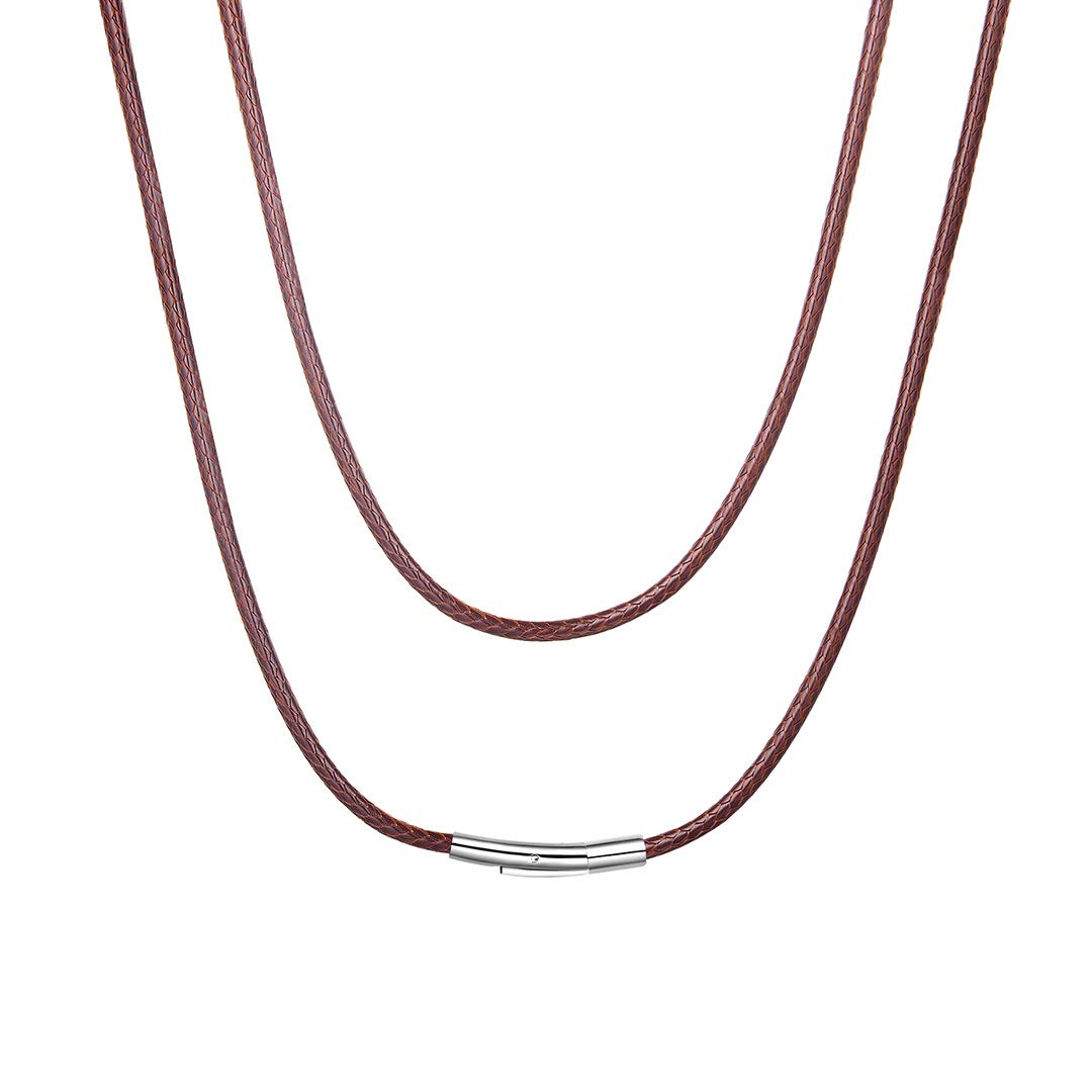 PROSTEEL Heren Collier Ronde Venetiaanse Maal Roestvrij Staal 3mm/51cm