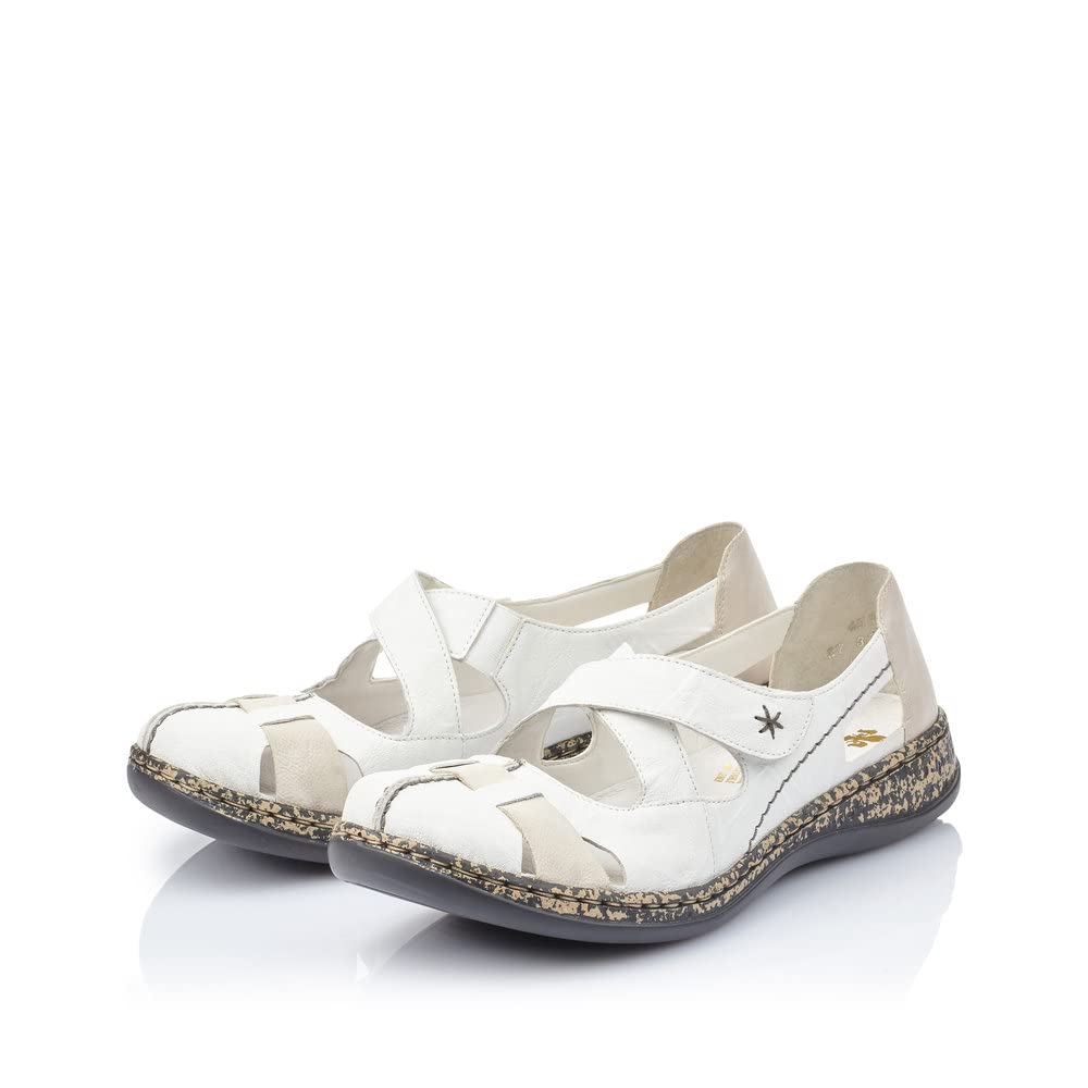 Rieker Damen Bequemschuhe 46367, Frauen Schnürschuhe