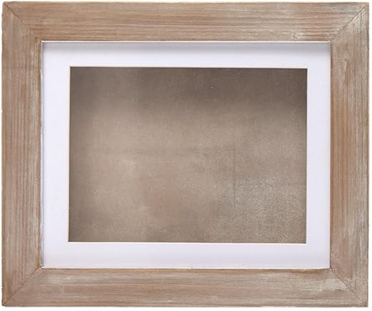 The Lakeside Collection Interchangeable Artwork Frame with Storage 5" x 7", 8.5" x 11", 9" x 12" - 9" x 12" Wood