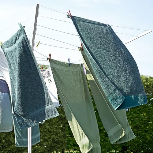 Séchoir Parapluie Extérieur Vonia 45m Blanc