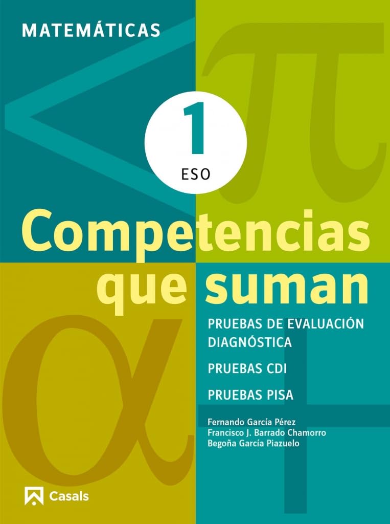Competencias que suman. Matemáticas 1 ESO (Cuadernos ESO) - 9788421853054