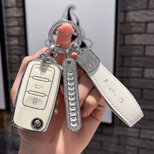 Funda de llave para VW Polo Tiguan Jetta y Skoda Octavia protectora 6