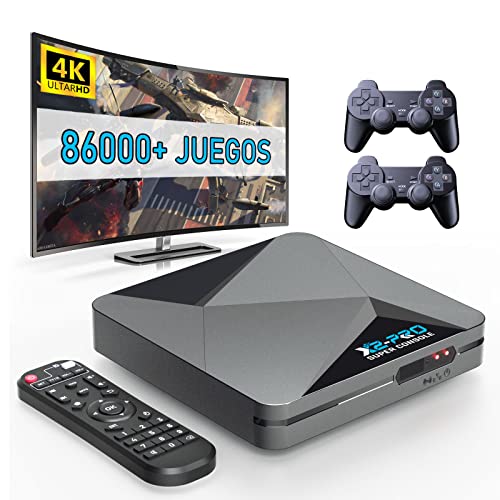 Super Console X2 Pro, Consola de Videojuegos Retro con 86000+ Juegos, Consola de Juegos con...