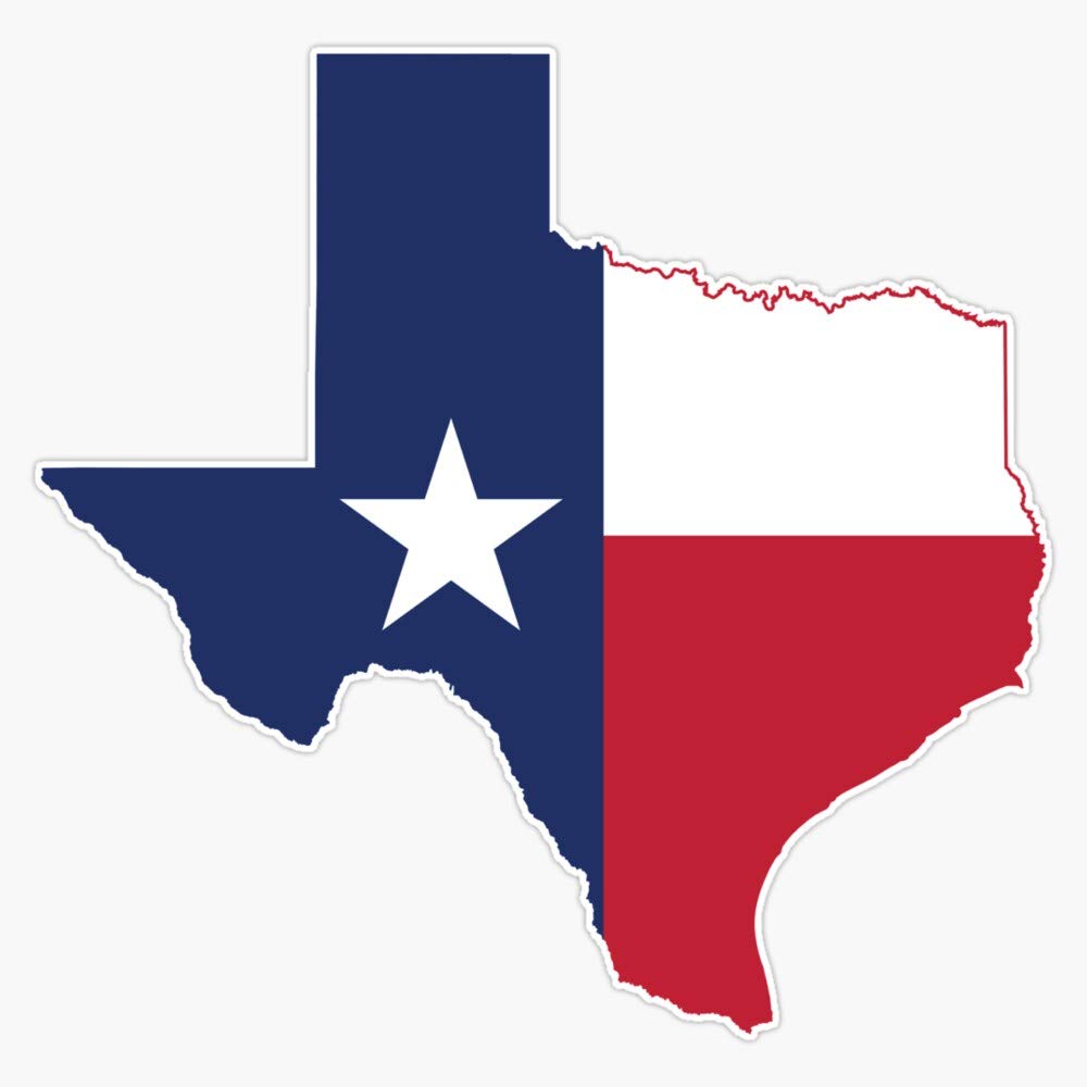 Texas Vinyl Waterproof Sticker Decal Car Laptop Wall Window Bumper Sticker 5"