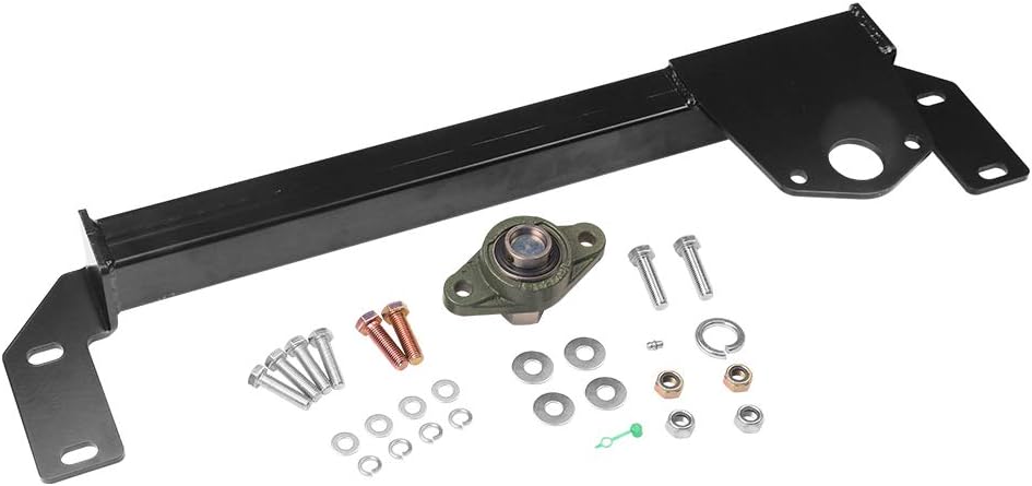 Steering Gear Box Stabilizer Kit - Compatible with Dodge Ram Trucks - Replaces 1032004-1994-2001 Ram 1500, 1994-2002 Ram 2500, 3500 4x4 - Dual Steering Stabilizer Shock Brace Bar - Death Wobble Fix