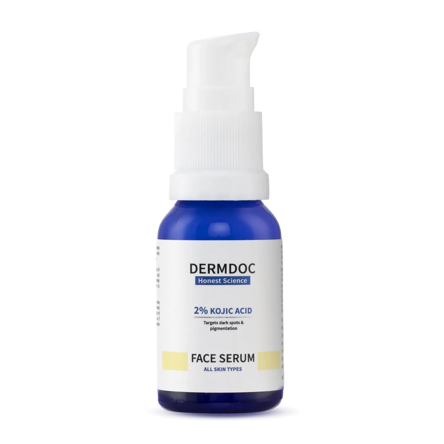 DERMDOC 2% Kojic Acid Face Serum (15 ml) | kojic acid serum for hyperpigmentation | kojic acid for dark spots | skin whitening | brightening serum | pigmentation on face