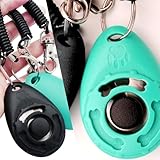 HoAoOo Pet Training Clicker mit Handschlaufe - Hundetraining Clicker (Neu Rot + Blaugrün)