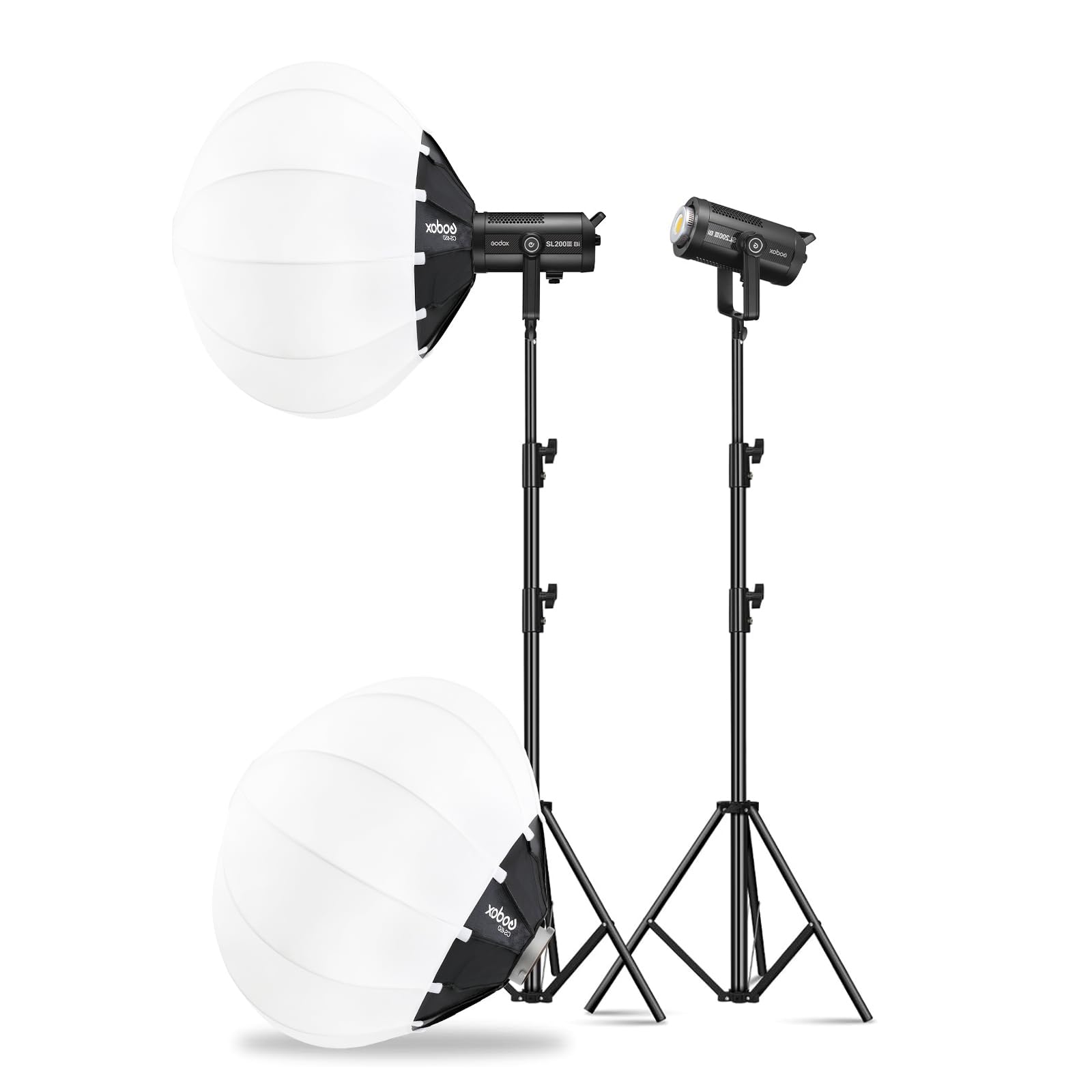 Amazon.com : Godox 2 Pack SL200III bi 430W CRI95+ Bi-Color