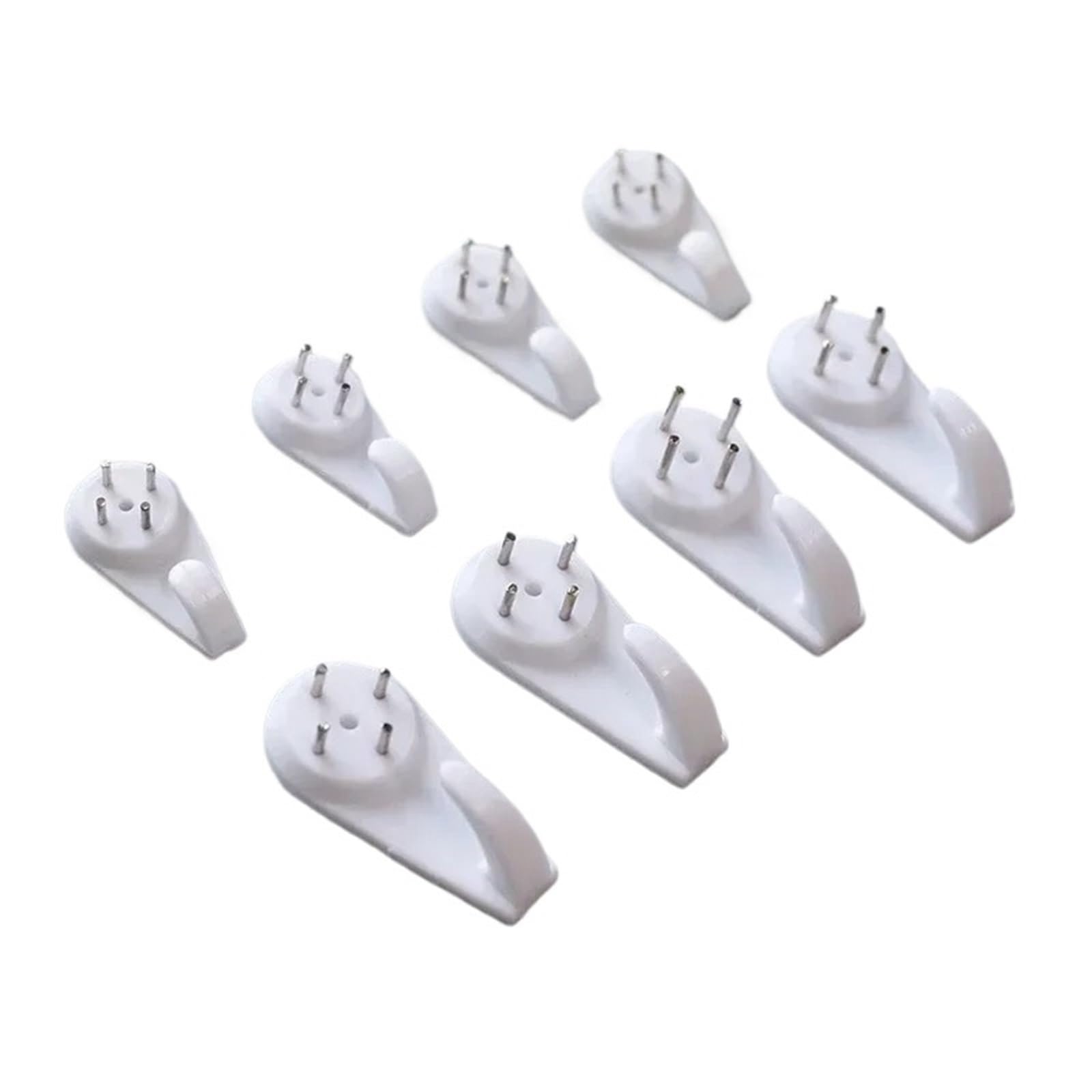 Picture Rail Hooks 200Pcs Frame Nail Fixed Set Frames Wall Decoration Installation Seamless Hooks Clothes Hanger for Pictures Frames Gallery Pictures Billboards(L)