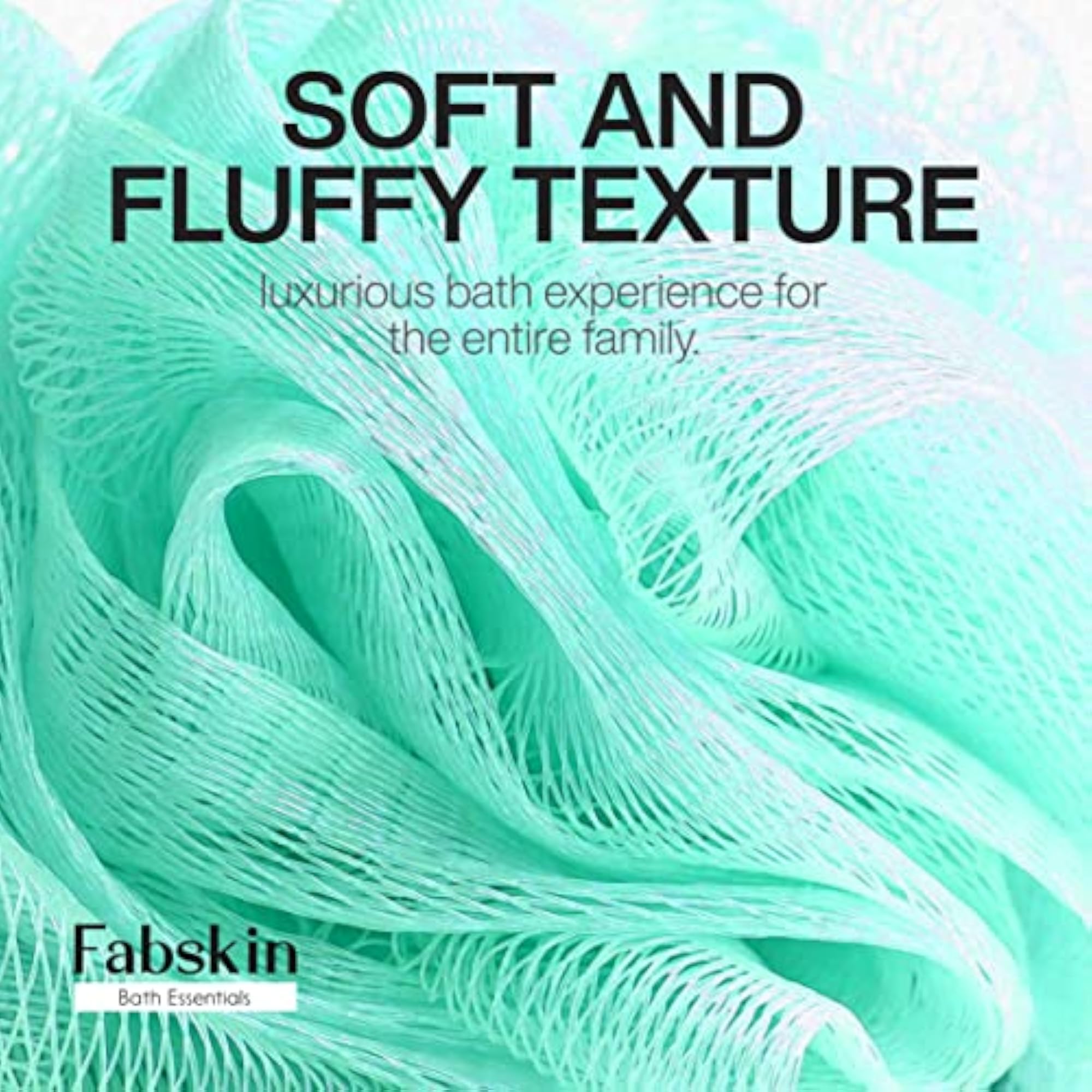 Round Loofah Bath Shower Sponge Scrubber for Men & Women