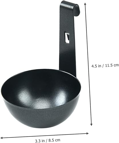 Miniatura 2 de 2pcs Caldera de Huevos Vaporizador de Huevos Hervidos Recipiente de Huevo Hervido Soportes de Microondas Cucharas de Acero Inoxidable Huevo Taza