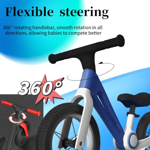 Little Bean Faltbares Kinder-Laufrad Aufsitzspielzeug für Jungen und Mädchen im Alter von 2 bis 5 Jahren, Laufrad für Kleinkinder, verstellbare Sitzhöhe, Geschenk für Kinder, Sport im Freien – Bild 6