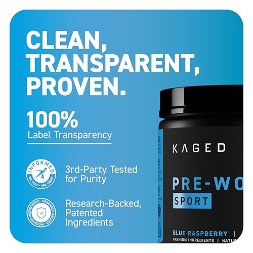 Kaged Sport Pre Workout Powder