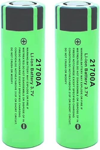 AFSONGOO 2-1-7-0-0 batería recargable, batería de ion de litio superior plana de la batería de 3,7 voltios para la linterna