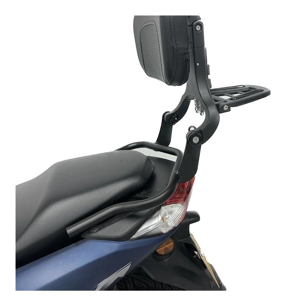 Dossier passager Nmax 155 avec support bagages moto pliant