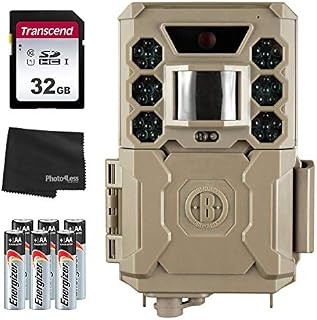 Bushnell 24MP Single Core Low Glow Trail Camera, Tan + 32GB SD Card
